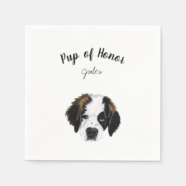 Dog Cocktail Napkins (Front)