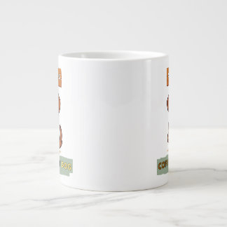 Dog Coffee Design–All I Need Is Coffee And My Dog Large Coffee Mug