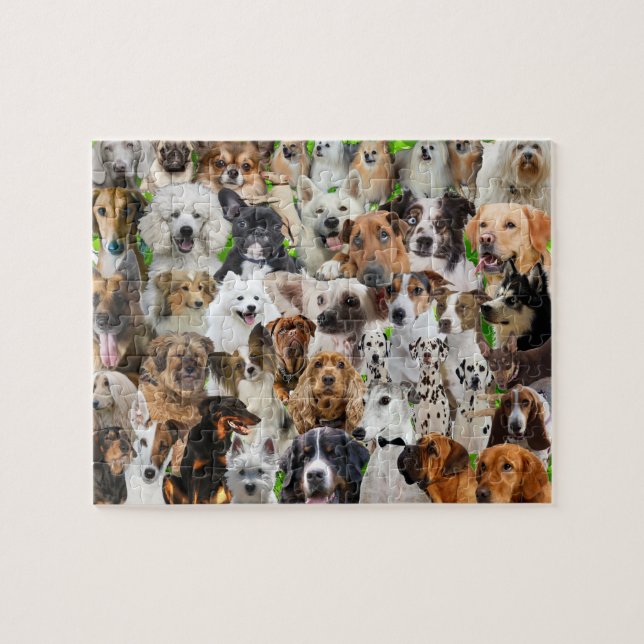 Dog Collage Puzzle (Horizontal)