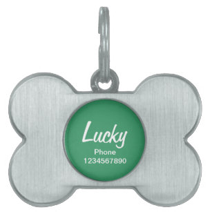 Dog collar ID tag for pets   Customisable keychain
