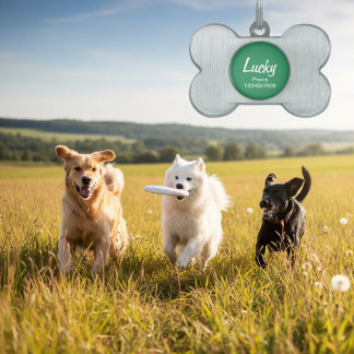 Dog collar ID tag for pets | Customisable keychain