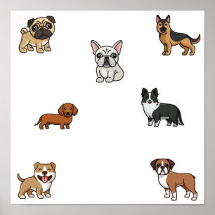 Dog collection poster