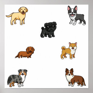 Dog collection poster