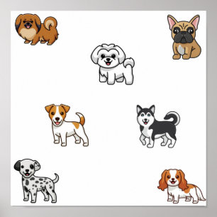 Dog collection poster
