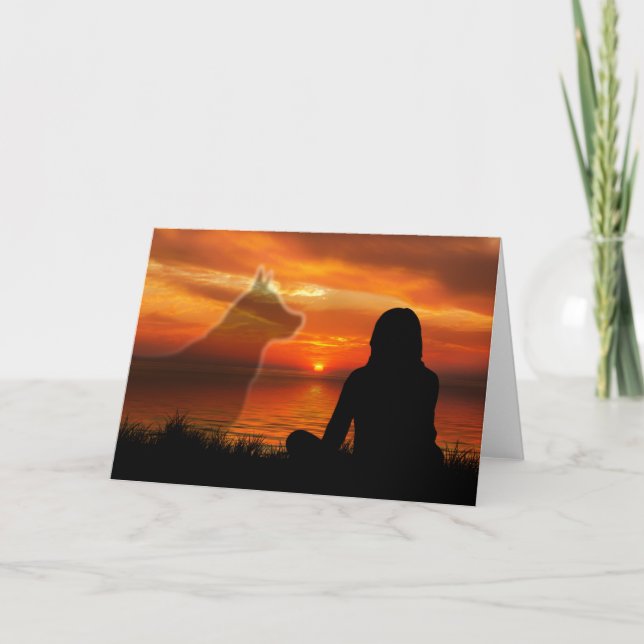 Dog Condolence Card (Front)