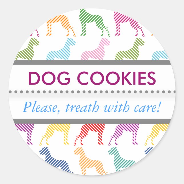 Dog Cookie Sticker (Front)