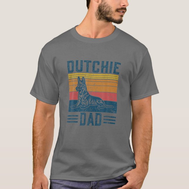 Dog Cool Dutchie Dad - German T-Shirt (Front)