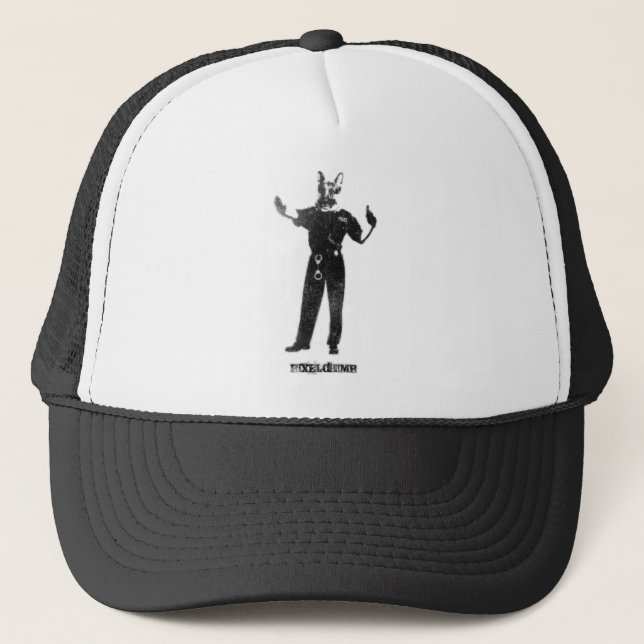 Dog Cop Trucker Hat (Front)