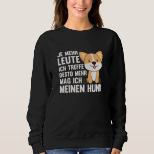 Dog Corgi Doesn't Like People, Cute Dogs Sweatshirt