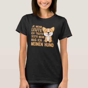 Dog Corgi Doesn't Like People, Cute Dogs T-Shirt