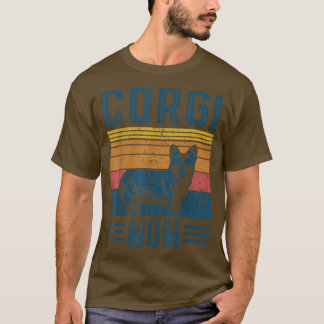 Dog Corgi MomVintage Corgi Mum  T-Shirt