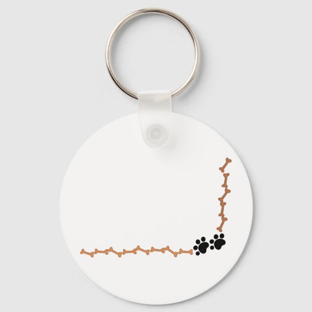 Dog Corner Key Ring (Front)