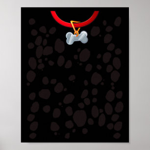 Dog Costume Dalmations Spots Puppy Print Halloween