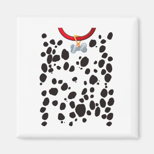 Dog Costume Dalmations Spots Puppy Print Halloween Magnet