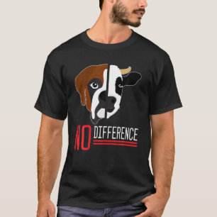 Dog Cow Vegetarian Vegan Animal Lover T-Shirt