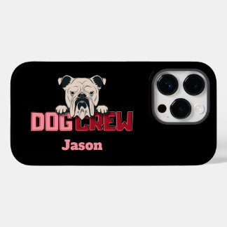 Dog Crew Bulldog Custom Case-Mate iPhone 14 Pro Case
