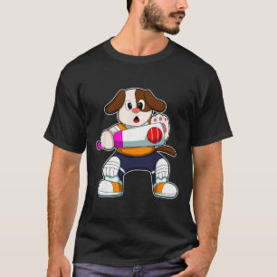 Dog Cricket Cricket T Sports  T-Shirt