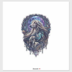 Dog Crystal Moon Enchanted Forest_1