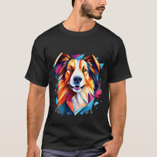 Dog Cubism Art Style T-Shirt
