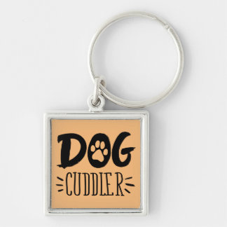 Dog Cuddler Dog Happy Cuddler Drawn Paw Key Ring