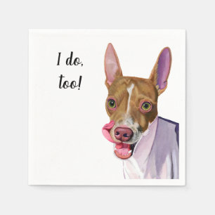Dog Custom Cocktail Napkin