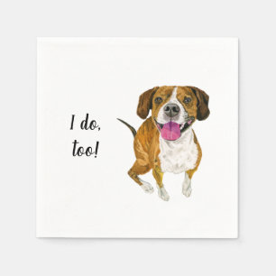 Dog Custom Cocktail Napkin