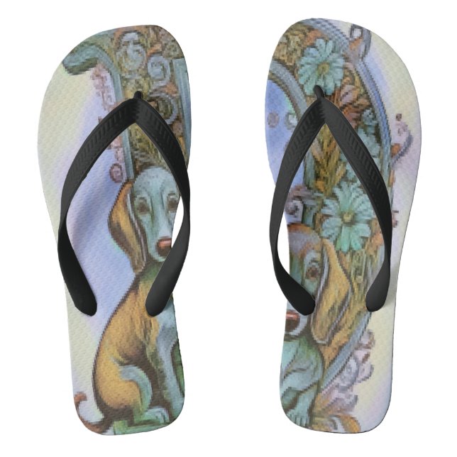 Dog D, Alfabet  Jandals (Footbed)