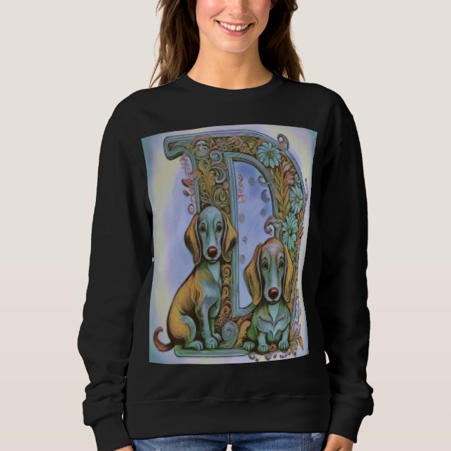 Dog D, Alfabet  Sweatshirt (Front)