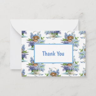 Dog Dachshund Vintage Thank You Card