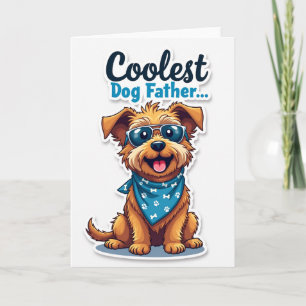 Dog Dad Affection Card