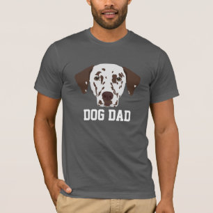 Dog Dad Brown-Spotted Dalmatian Father's Day T-Shirt