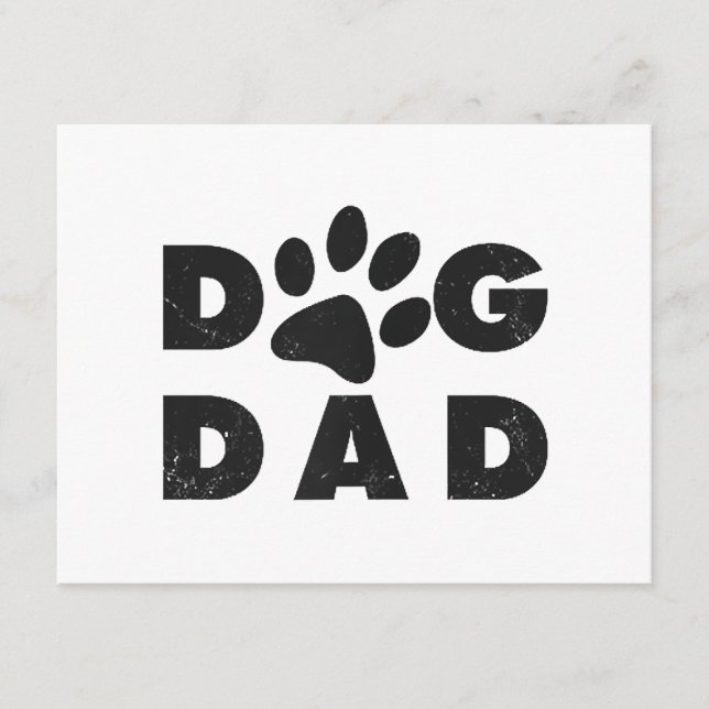 Dog Dad classic Enclosure Card (Front)