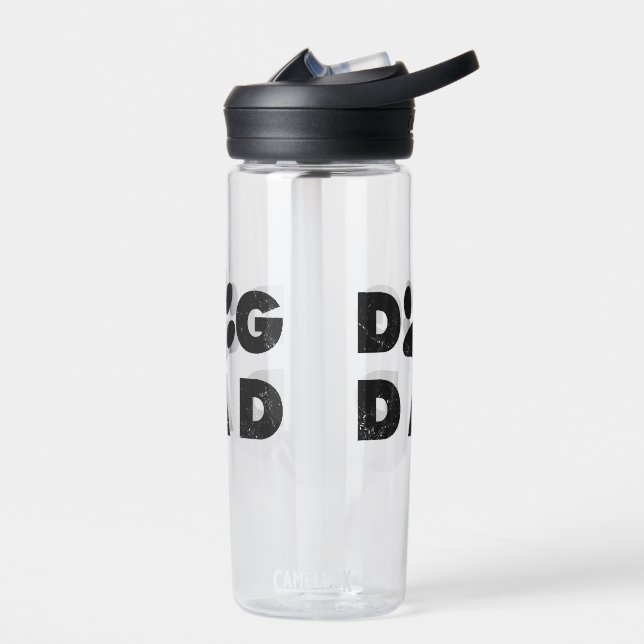 Dog Dad classic Water Bottle (Left)