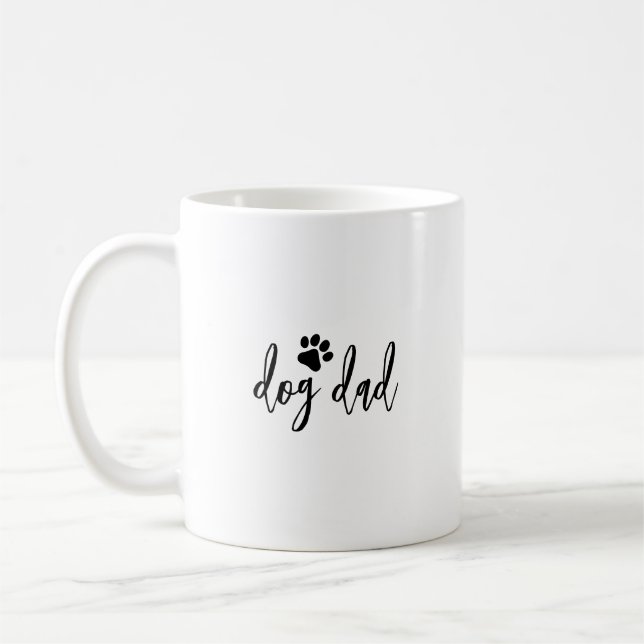 Dog dad coffee mug (Left)
