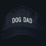 Dog Dad | Cool Dog Guy<br><div class="desc">You love and care for them like children, and they give you unconditional love in return. You're a dog dad and it's the best thing that ever happened to you. An awesome baseball cap for the guy who's dog is his baby . This cool embroidered hat makes the perfect gift...</div>