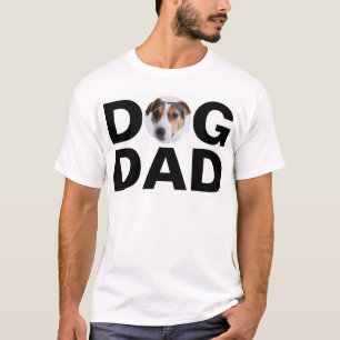 Dog Dad, Custom Photo Dad Gift T-Shirt
