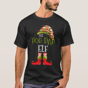 Dog Dad Elf Group Matching Family Christmas  2 T-Shirt