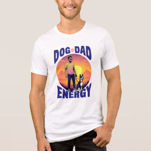 Dog Dad Energy Tri-Blend Shirt