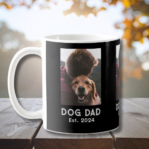 Dog Dad Established Photo Coffee Mug