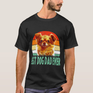 Dog Dad Ever Chihuahua Thanksgiving Christmas T-Shirt