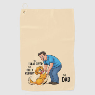 Dog Dad Father's Day Golf Towel