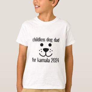 Dog Dad For Kamala Harris 2024  T-Shirt