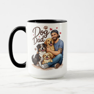 Dog Dad Fuel Coffee Mug – Perfect Mug for Dog Love