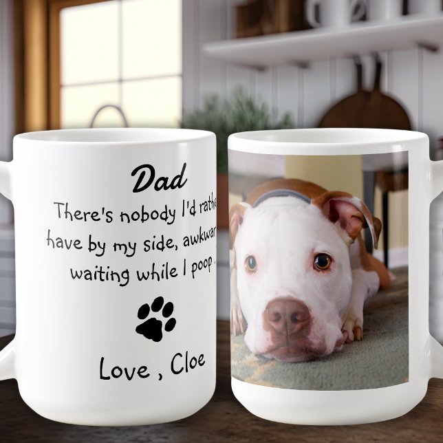 Dog Dad Funny Father's Day - Birthday Dog Dad Coffee Mug (Creator Uploaded)