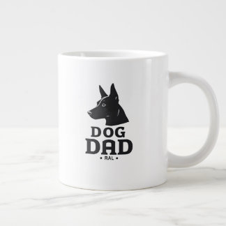 Dog Dad Gifts for Him – Funny & Custom Gea Large Coffee Mug