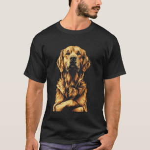 Dog Dad Golden Retriever Mum T-Shirt