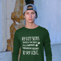 Dog Dad Grumpy Dog Green Long Sleeve Photo