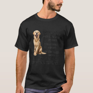 Dog Dad Happy Father's Day To The Best Golden Retr T-Shirt