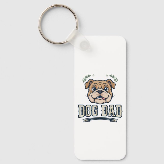 Dog Dad Keychain (Front)