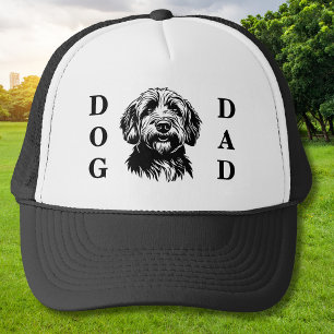 DOG DAD Labradoodle Doodle Dog Father's Day Trucker Hat